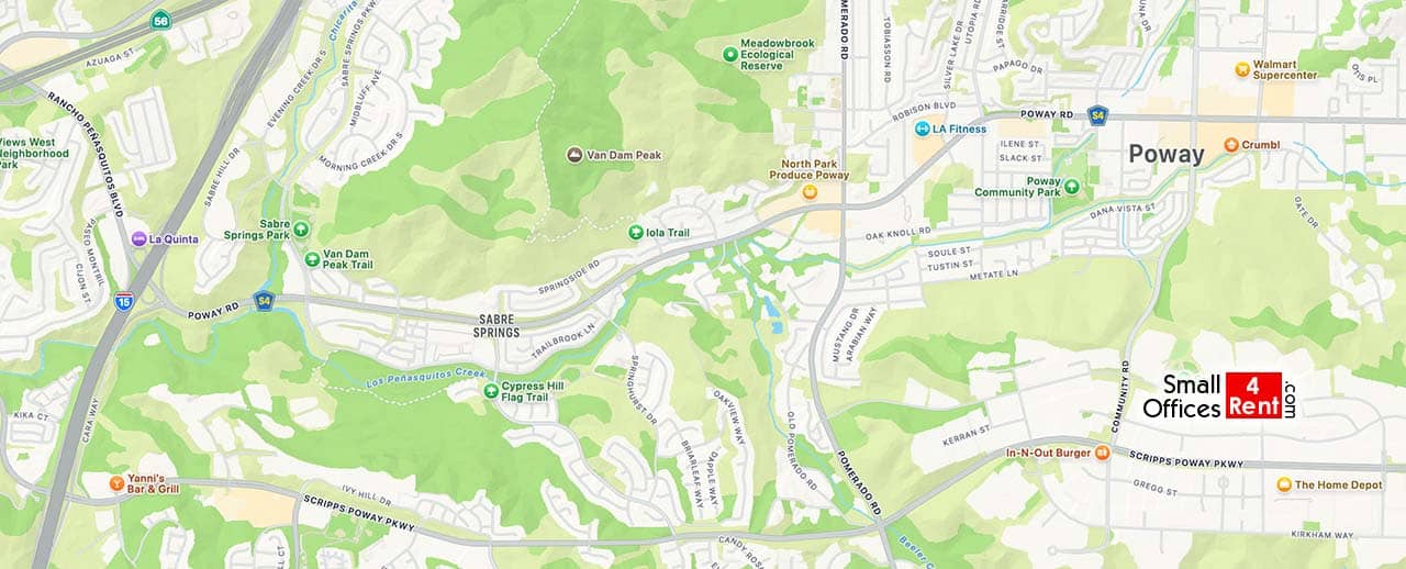 Poway Location Map